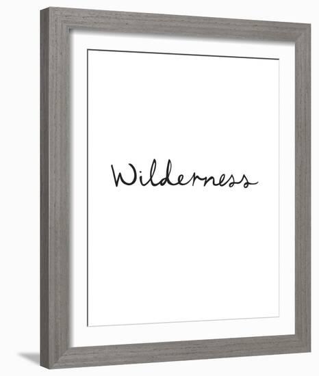 Wilderness-Clara Wells-Framed Giclee Print