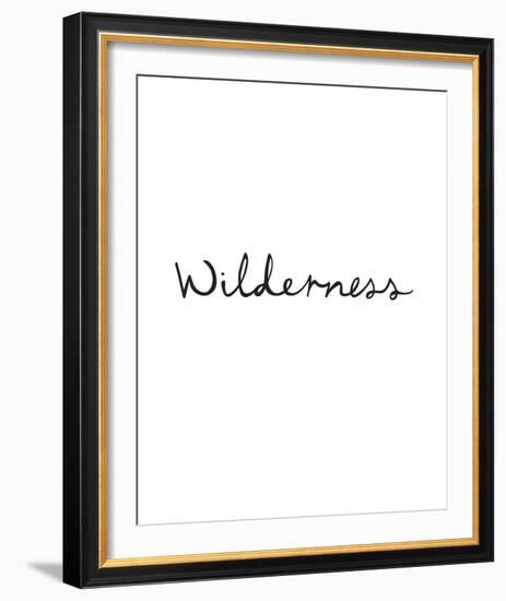 Wilderness-Clara Wells-Framed Giclee Print