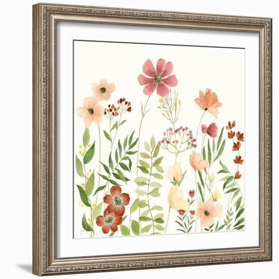 Wildflower Arrangement II-Janet Tava-Framed Art Print