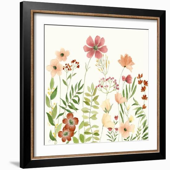 Wildflower Arrangement II-Janet Tava-Framed Art Print