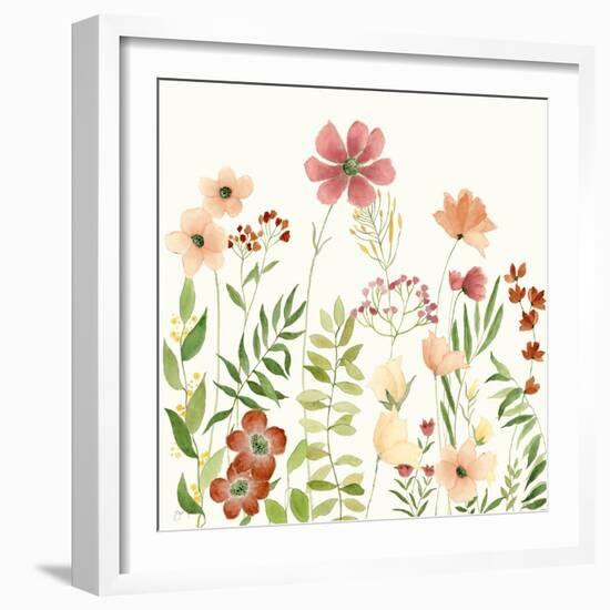 Wildflower Arrangement II-Janet Tava-Framed Art Print