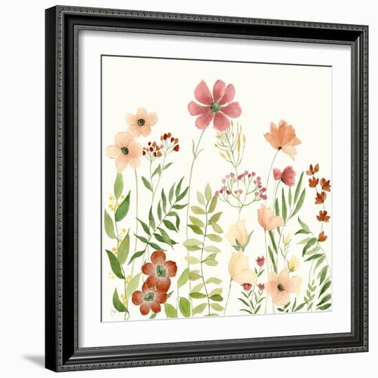 Wildflower Arrangement II-Janet Tava-Framed Art Print