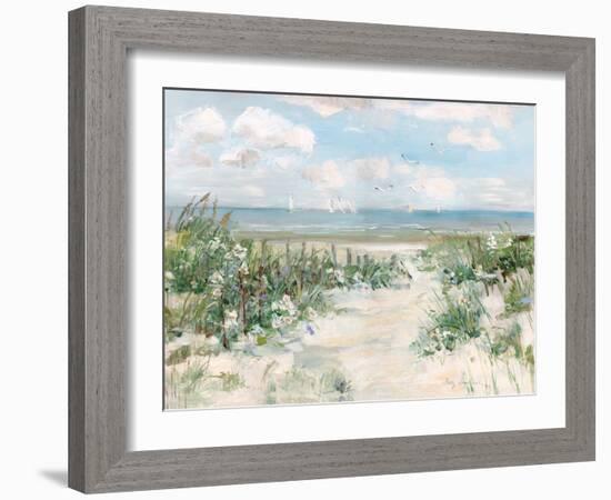 Wildflower Beach-Sally Swatland-Framed Art Print