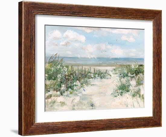 Wildflower Beach-Sally Swatland-Framed Art Print