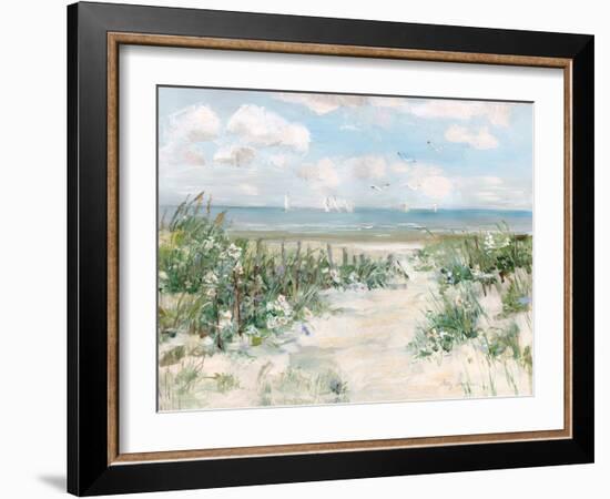 Wildflower Beach-Sally Swatland-Framed Art Print