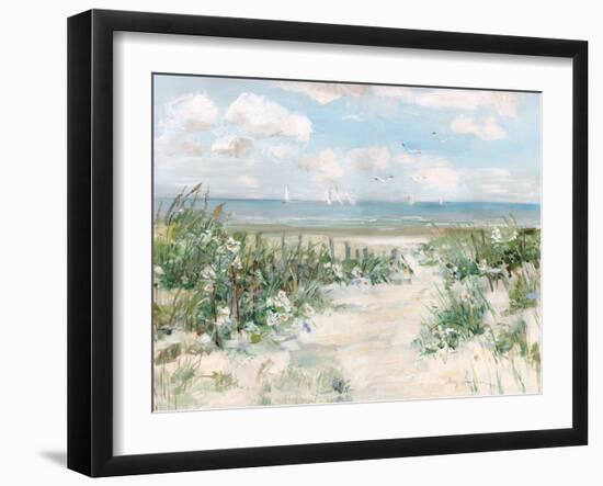 Wildflower Beach-Sally Swatland-Framed Art Print