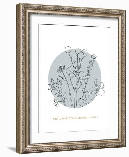 Wildflower - Grow-Clara Wells-Framed Giclee Print