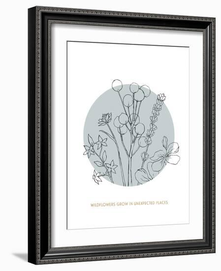 Wildflower - Grow-Clara Wells-Framed Giclee Print