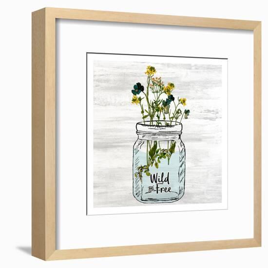 Wildflower Jar 3-Kimberly Allen-Framed Art Print