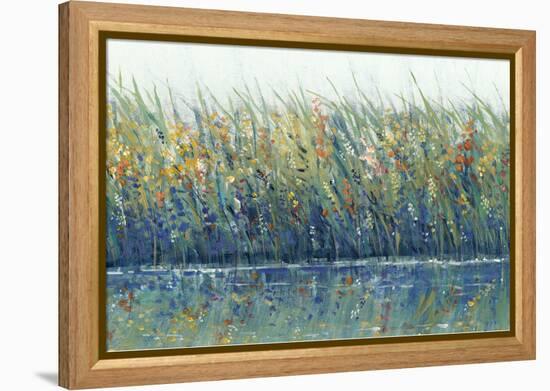 Wildflower Reflection I-Tim OToole-Framed Stretched Canvas