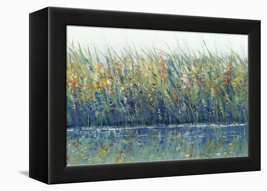 Wildflower Reflection I-Tim OToole-Framed Stretched Canvas