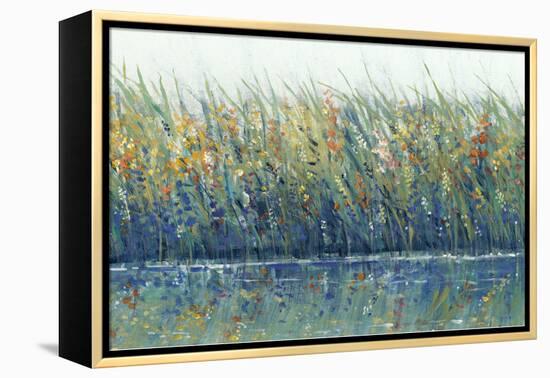 Wildflower Reflection I-Tim OToole-Framed Stretched Canvas