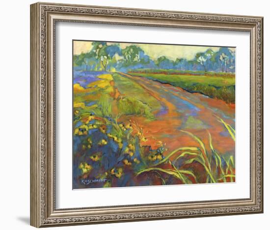 Wildflower Road-Karen Mathison Schmidt-Framed Art Print