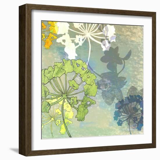 Wildflower Shadows-Jan Weiss-Framed Art Print