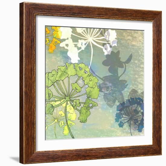 Wildflower Shadows-Jan Weiss-Framed Art Print