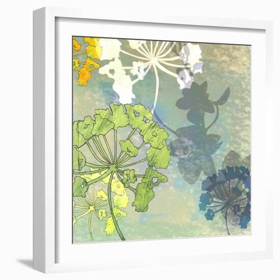 Wildflower Shadows-Jan Weiss-Framed Art Print