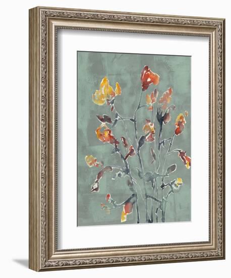 Wildflower Watercolors I-Jennifer Goldberger-Framed Premium Giclee Print