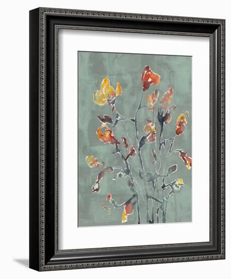 Wildflower Watercolors I-Jennifer Goldberger-Framed Premium Giclee Print