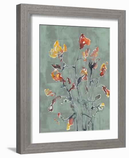 Wildflower Watercolors I-Jennifer Goldberger-Framed Art Print