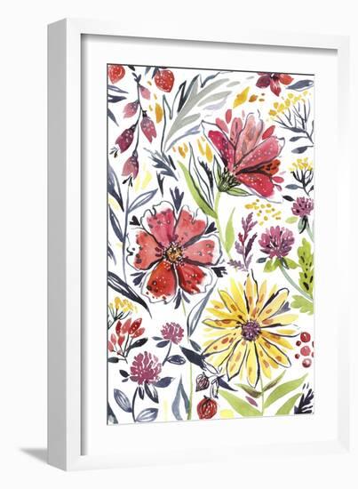 Wildflowers 1-Irina Trzaskos Studio-Framed Giclee Print