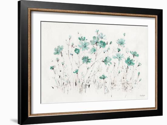 Wildflowers I Turquoise-Lisa Audit-Framed Art Print