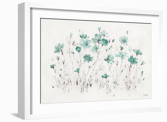 Wildflowers I Turquoise-Lisa Audit-Framed Art Print