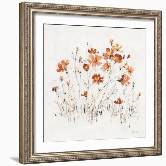 Wildflowers II Orange-Lisa Audit-Framed Art Print