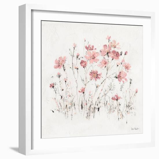 Wildflowers II Pink-Lisa Audit-Framed Art Print