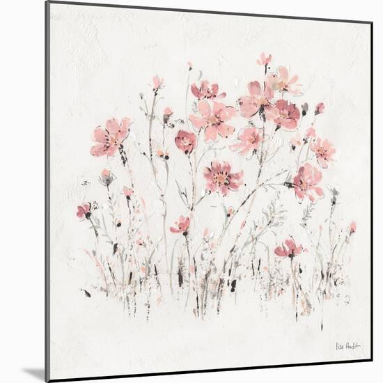 Wildflowers II Pink-Lisa Audit-Mounted Art Print