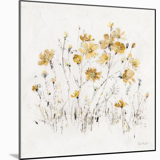 Wildflowers II Yellow-Lisa Audit-Mounted Art Print