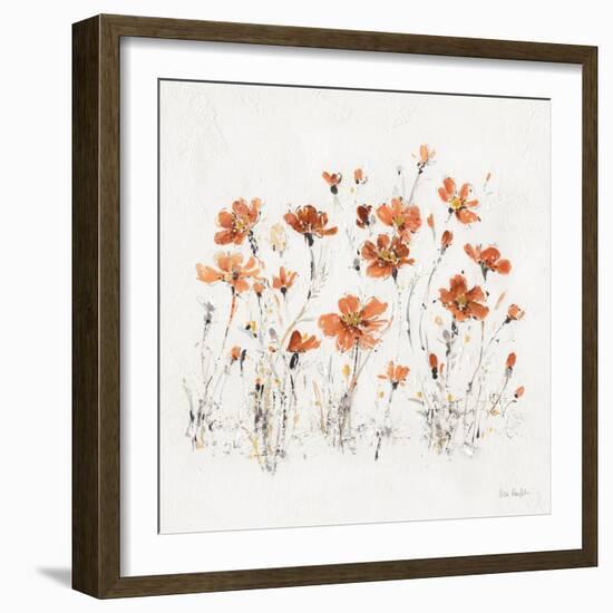 Wildflowers III Orange-Lisa Audit-Framed Art Print