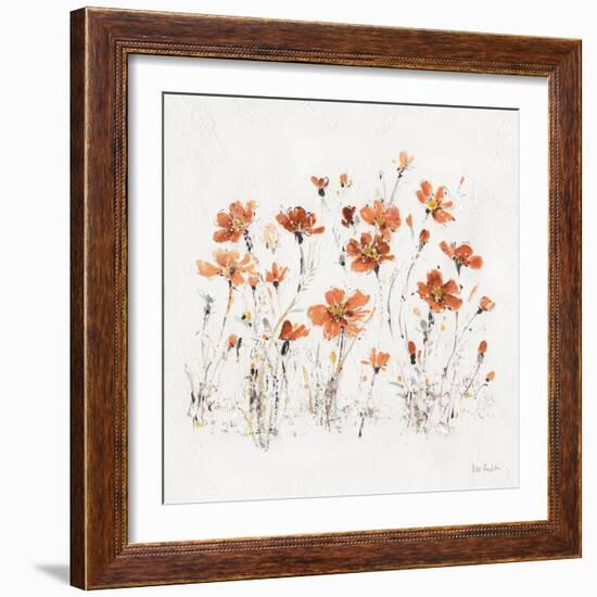 Wildflowers III Orange-Lisa Audit-Framed Art Print