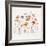 Wildflowers III Orange-Lisa Audit-Framed Art Print