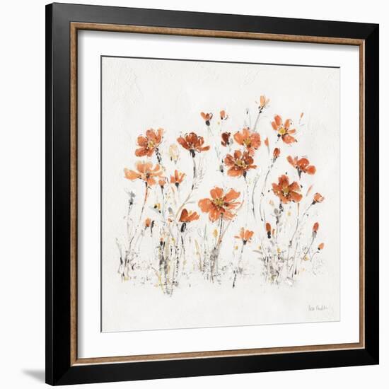 Wildflowers III Orange-Lisa Audit-Framed Art Print