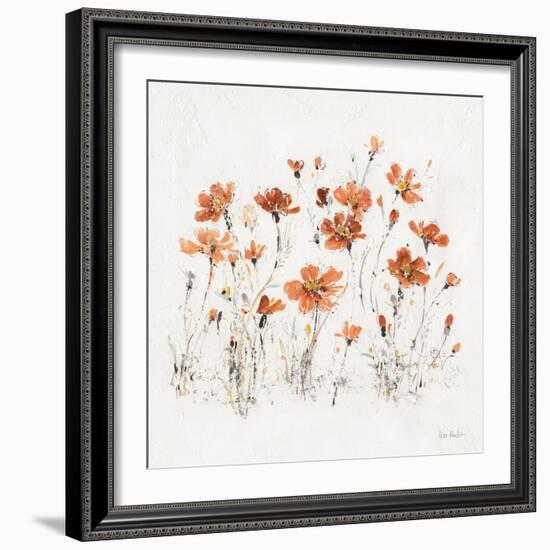 Wildflowers III Orange-Lisa Audit-Framed Art Print