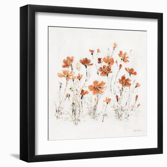 Wildflowers III Orange-Lisa Audit-Framed Art Print