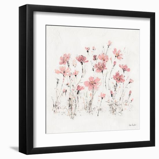 Wildflowers III Pink-Lisa Audit-Framed Art Print