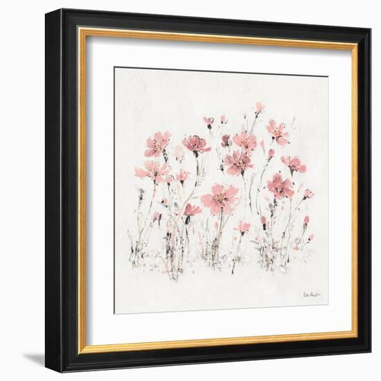 Wildflowers III Pink-Lisa Audit-Framed Art Print