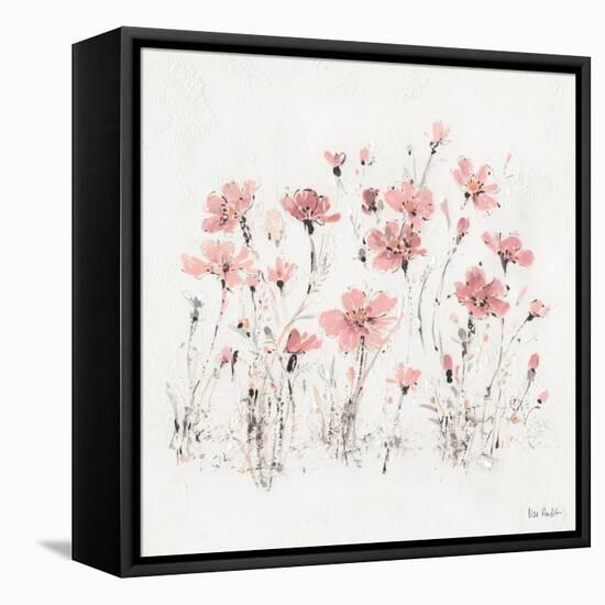 Wildflowers III Pink-Lisa Audit-Framed Stretched Canvas