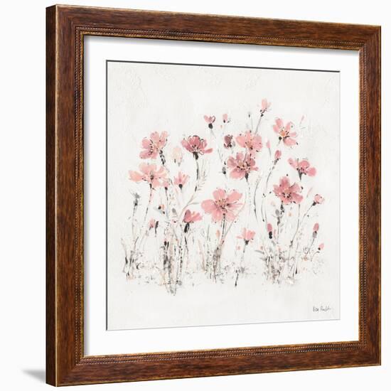 Wildflowers III Pink-Lisa Audit-Framed Art Print