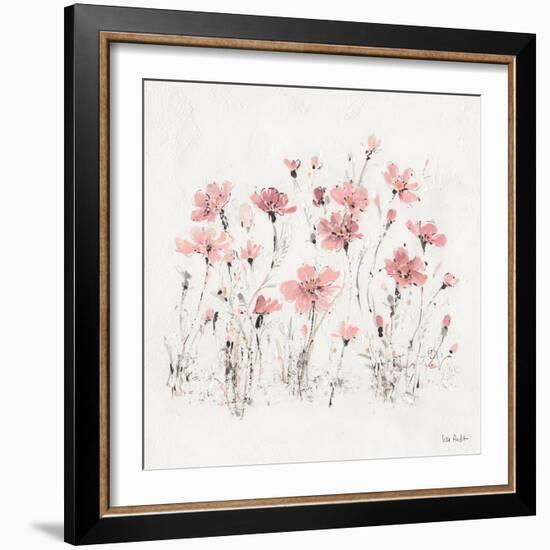 Wildflowers III Pink-Lisa Audit-Framed Art Print