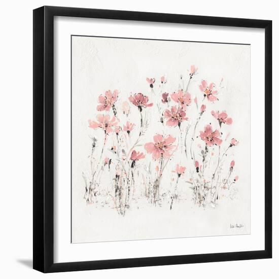 Wildflowers III Pink-Lisa Audit-Framed Art Print