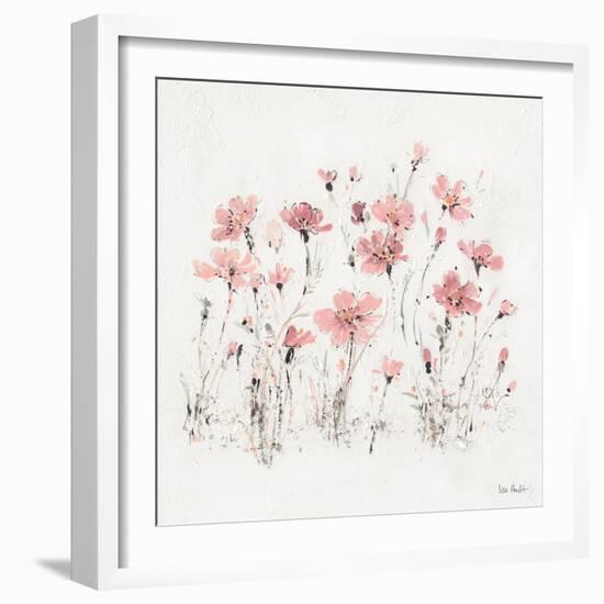 Wildflowers III Pink-Lisa Audit-Framed Art Print