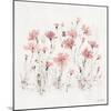 Wildflowers III Pink-Lisa Audit-Mounted Art Print