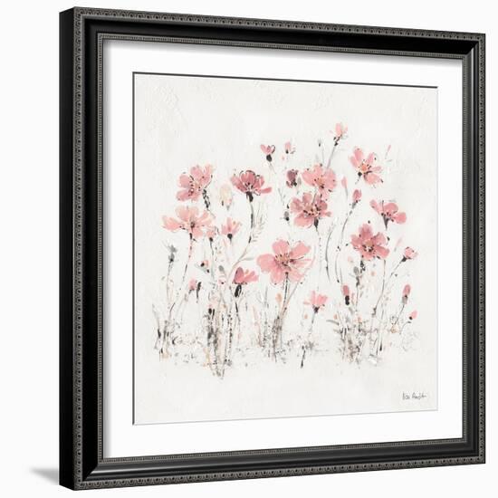 Wildflowers III Pink-Lisa Audit-Framed Art Print