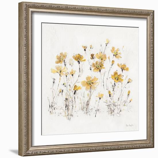 Wildflowers III Yellow-Lisa Audit-Framed Art Print