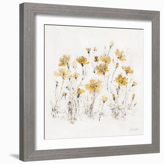 Wildflowers III Yellow-Lisa Audit-Framed Art Print