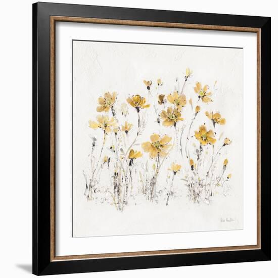 Wildflowers III Yellow-Lisa Audit-Framed Art Print