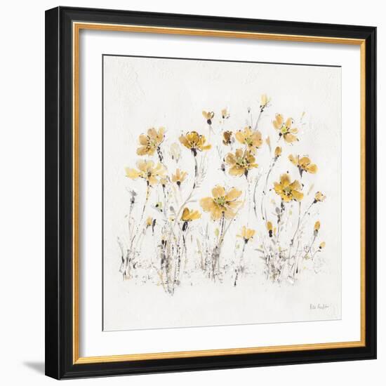 Wildflowers III Yellow-Lisa Audit-Framed Art Print