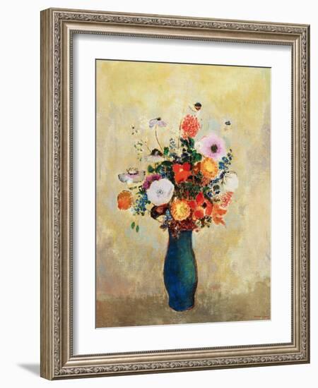 Wildflowers-Odilon Redon-Framed Giclee Print